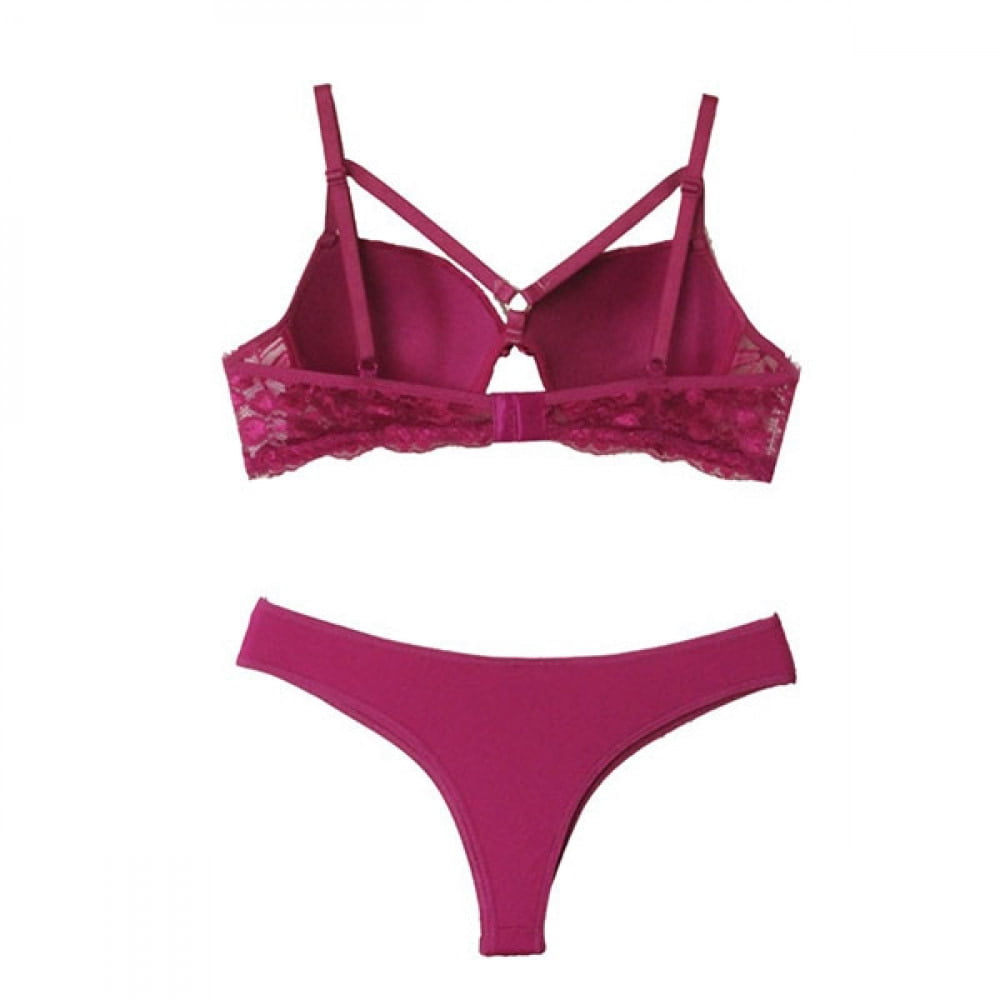 Conjunto Strappy Renda Rosa La Dica De Lingerie