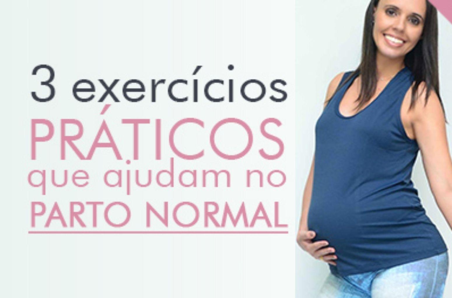 3 exercicios que ajudam no parto normal