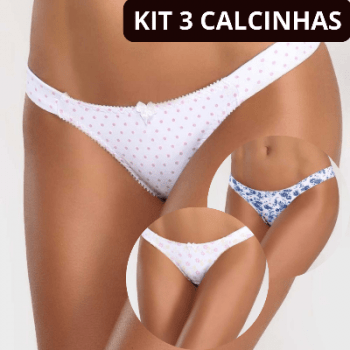 Kit 3 calcinhas - KITHG11
